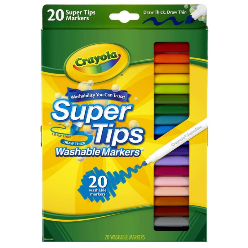 Plumones-Lettering-Crayola-Super-Tips-x-20-unds