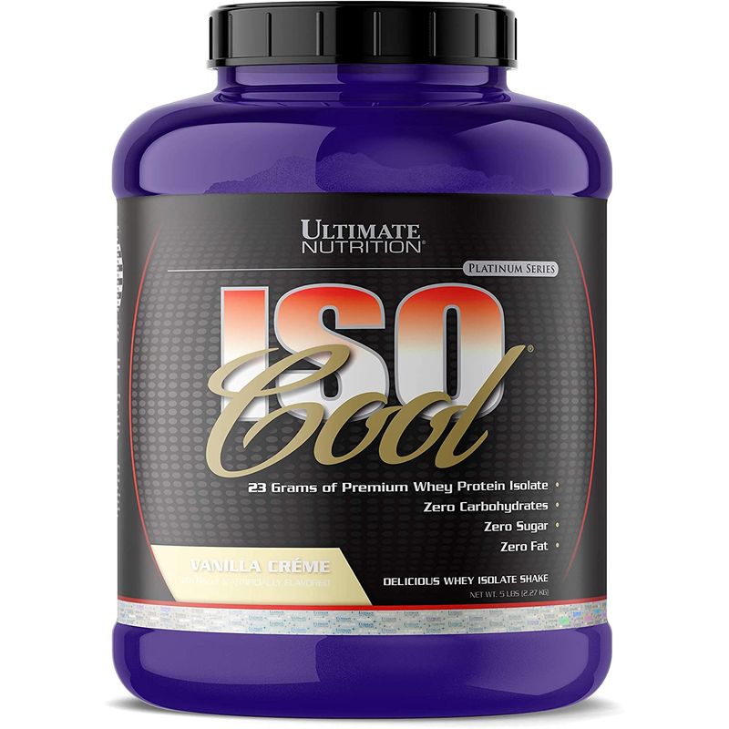 PROTEINA-AISLADA-ISO-COOL-5LB-VAINILLA---SHAKER-GRATIS---ULTIMATE-NUTRITION