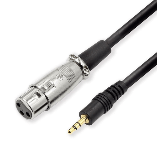 Cable Canon XLR a mini plug 3.5mm