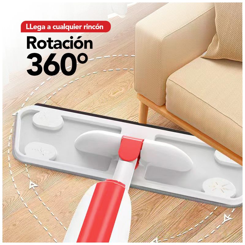 Trapeador-360°-Spray-Mop-con-Rociador-de-Agua-y-Mopa-de-Microfibra-Rojo-F31