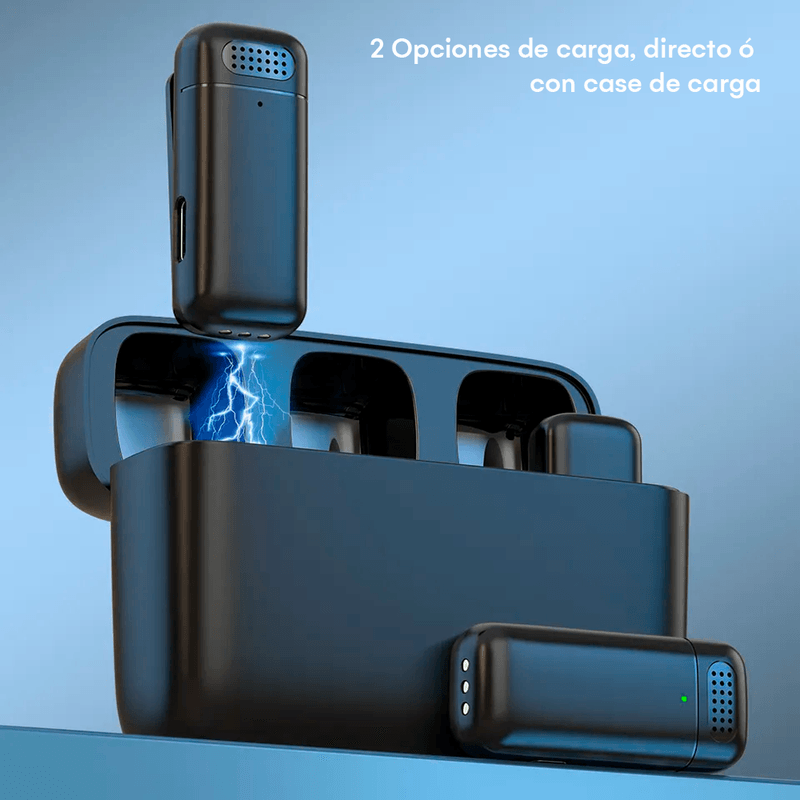 Microfono-solapero-inalambrico-Dual-con-case-carga-Tipo-C---K13