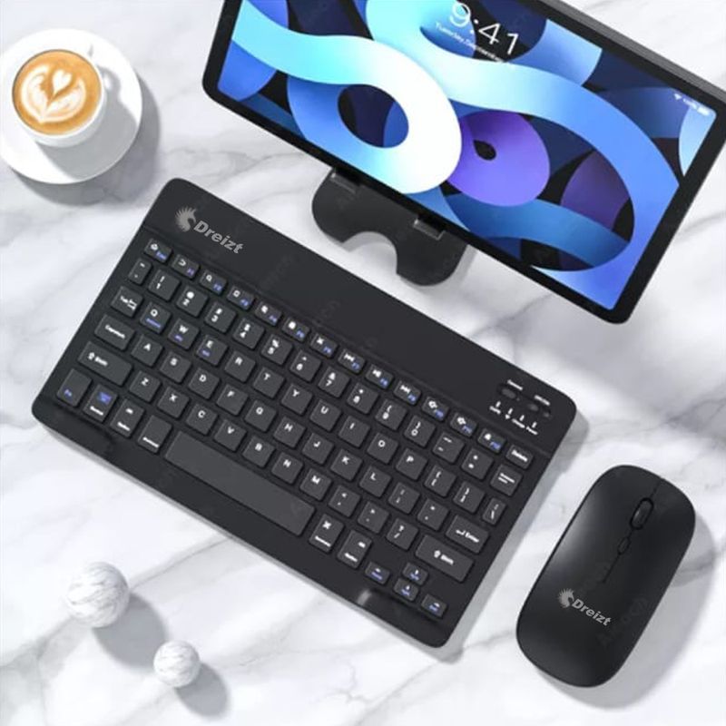 Kit-Teclado-y-Mouse-Inalambrico-Bluetooth-Multidipositivo-Dt100-Negro