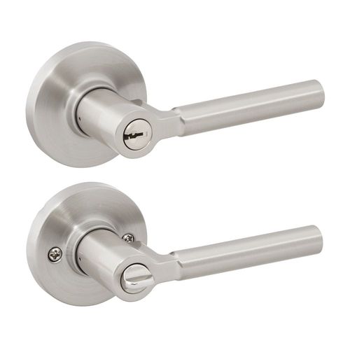 Manija de Dormitorio Rimini Bronce/Acero Plata Kwikset