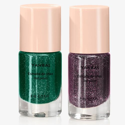 Set 2 Esmalte de Uñas Emerald Night+ Midnight 8ml