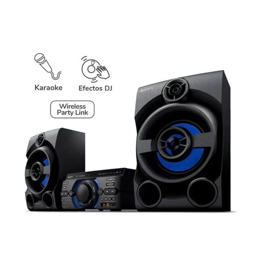 Parlante Sony MHC-M40D Sistema de Audio de Alta Potencia 780W con Reproductor de DVD, Karaoke (MUDNO