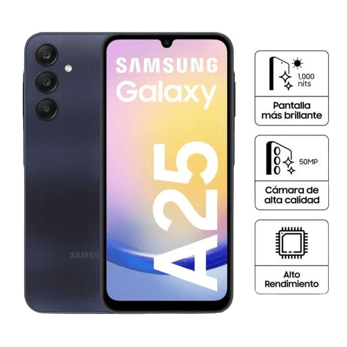 Celular Samsung Galaxy A25 6.5" 8GB 256GB Negro