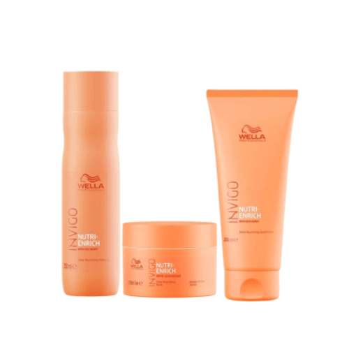 Wella PACK Nutri Enrich Shampoo 250ml+ Acondicionador 200ml+ Mascarilla 150ml