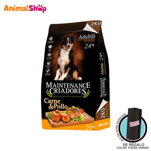 Comida De Perro Adulto Maintenance Criador 22 +2 Kg