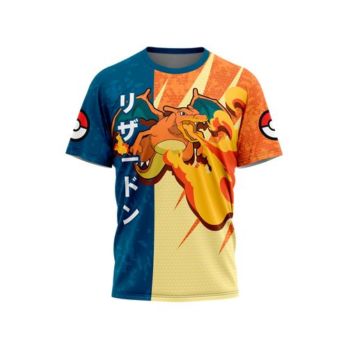 Pokemon Polo Deportivo Exclusivo Charizard Talla 16