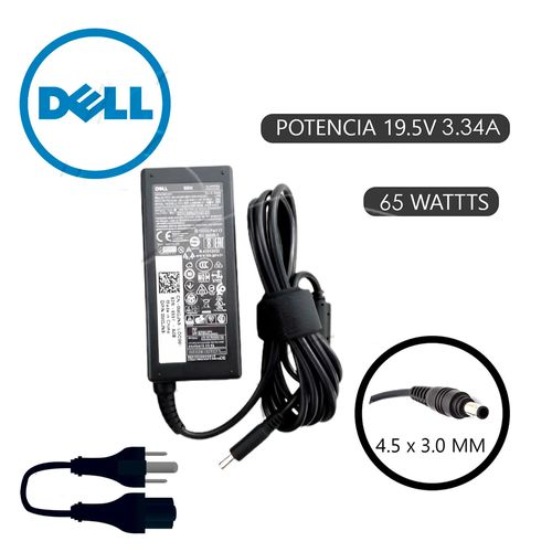 Cargador Compatible Dell Punta Delgada 195V 334A 45x30mm 65W