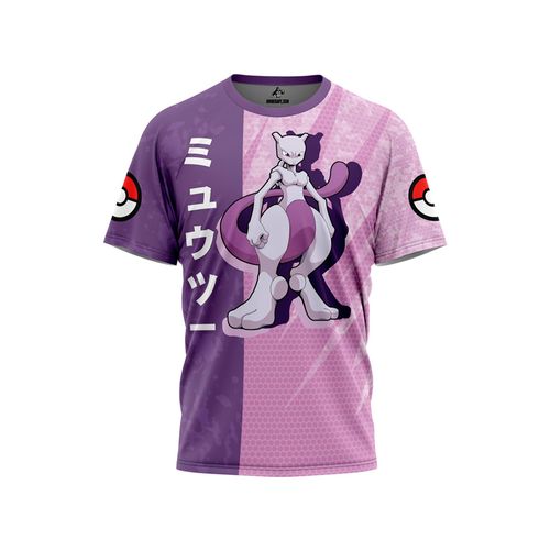 Pokemon Polo Deportivo Exclusivo Mewtwo Talla S