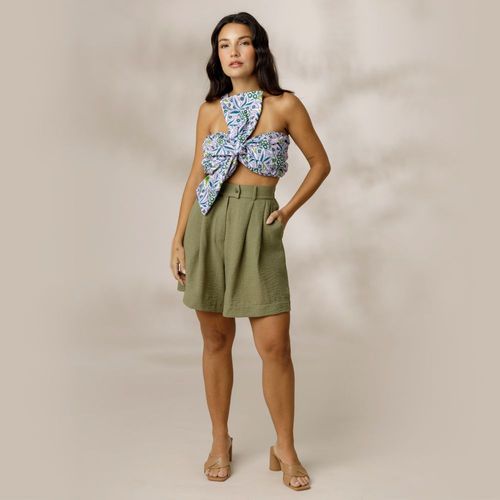 Short Mujer Green Malabar