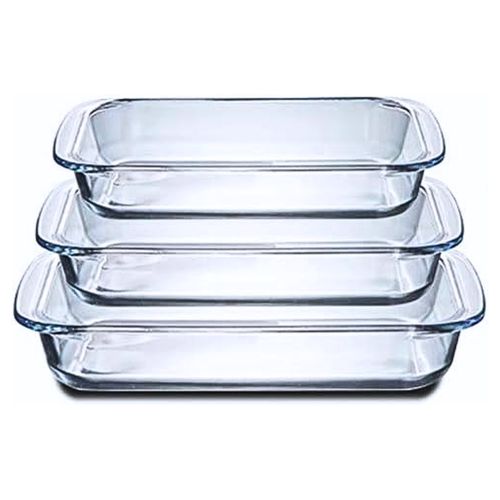 Fuente Bandeja para Horno de Vidrio Templado Pack por 3 Unidades
