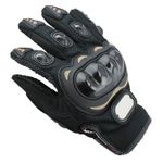 Guantes-moto-o-Scooter-en-negro-ajustados-Talla-M