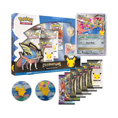 Pokemon TCG 25th Anniversary Deluxe Pin Collection Zacian