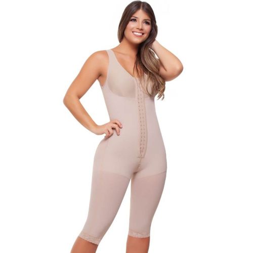 Faja Fajitex Brasier Manga Sisa - Beige - Talla L