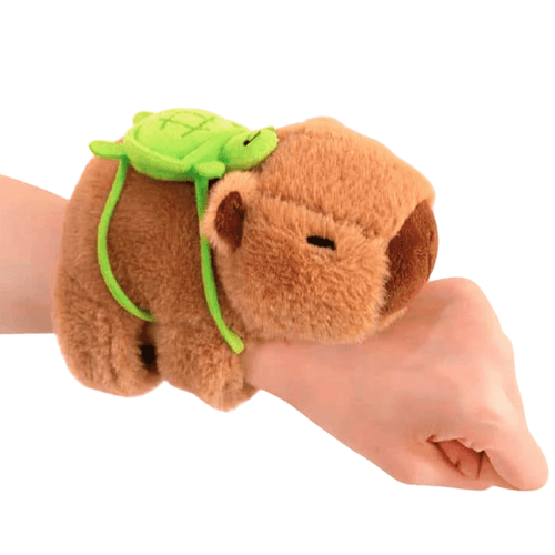 Peluche Capibara – Muñequera y Pulsera con Mochila