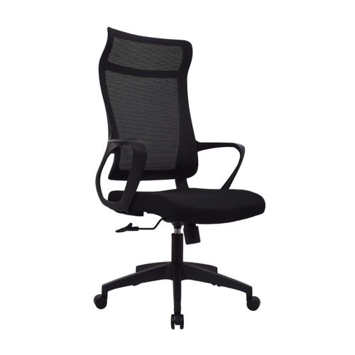 Silla de Oficina Giratorio Rigs con Cabecero Negro Bonno