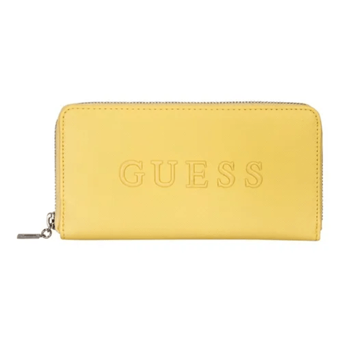 Billetera Guess Rodney SLG Butter con Cierre - Amarillo