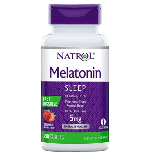 Natrol Melatonina 5 mg. Tabletas de disolución rápida, 250 tabletas