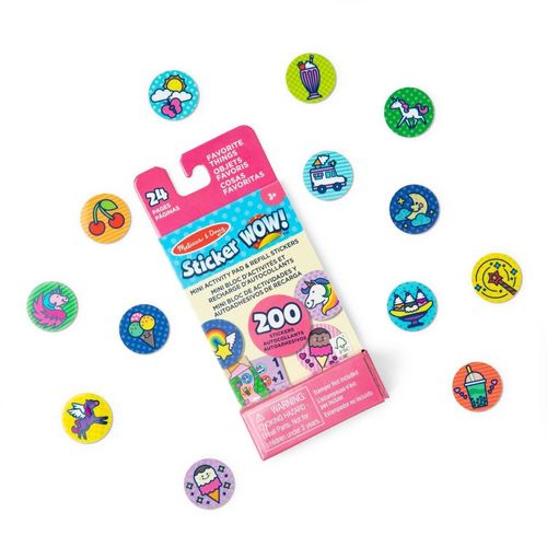 Sticker Wow Melissa & Doug Repuesto 300 Stickers + Cuadernillo