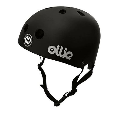 Casco Ollie Scooter Bicicleta Skate Todo Negro Talla L