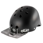 Casco-Ollie-Scooter-Bicicleta-Skate-Todo-Negro-Talla-L