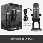 Microfono-Blue-Yeti-X-USB-Plug-and-Play---4-patrones-polares