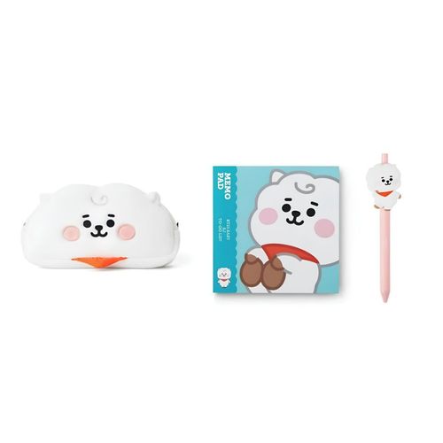 BTS BT21 RJ Stationery - Jin - Kpop (Cartuchera Memo Lapicero)