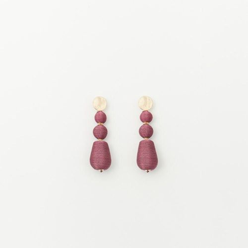 Aretes Sfera Mujer S Bolas Lentejuelas Rosado