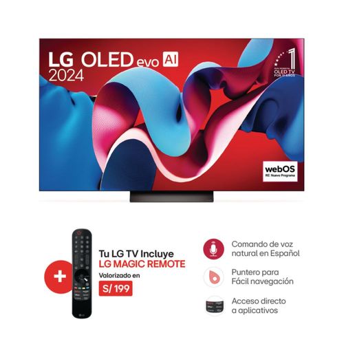 Televisor LG OLED55C4PSA 55" OLED evo 4K UHD WebOS