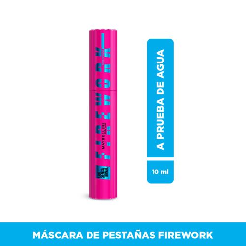 Máscara De Pestañas Maybelline Lash Sensational Firework Waterproof Very Black