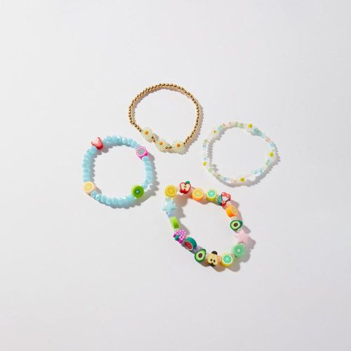 Set Pulseras Elasticas Sfera Mujer Multicolor