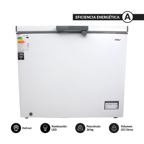 Congeladora FDV Horizontal Defrost 251L Blanco