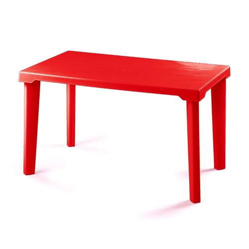 Mesa Rectangular Gran Inka Polipropileno Rojo 70x120cm Polinplast