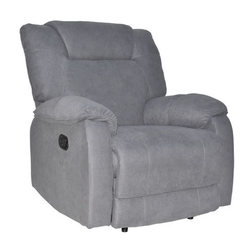 Sillón Reclinable Relax Queen Tela Gris Bonno