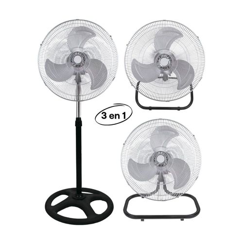 Ventilador Industrial 3 en 1 18" FS45-31 Negro Orange - 3 Velocidades