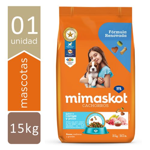 MIMASKOT CACHORROS RZ MED/GRAN 15 KG