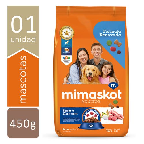 MIMASKOT CARNE/CEREAL/VEG 450 GR