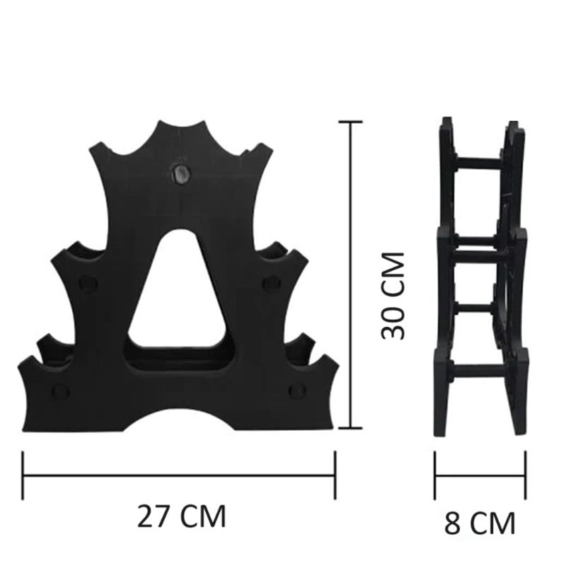 Set-de-Mancuernas-de-neopreno-PROIRON-de-4KG-5KG-Y-8KG---Rack