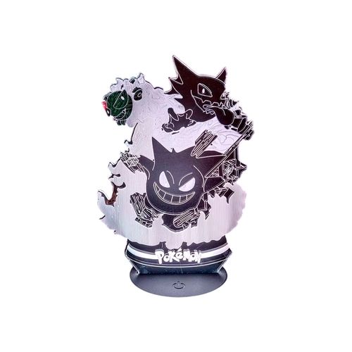 Pokemon 3D Lampara de Noche Gengar Gastly Haunter