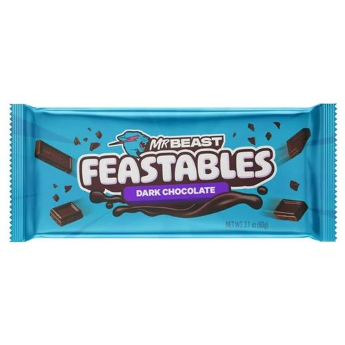 Chocolate Amargo Feastables Mr Beast - 60 g