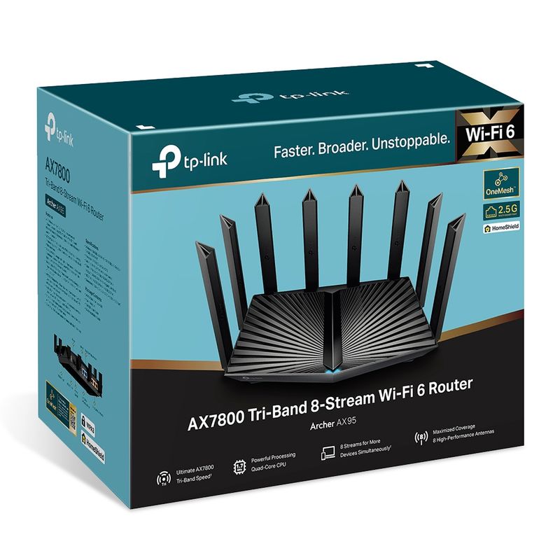 TP-Link---Router-Archer-AX95-Wi-Fi-6-AX7800-Tri-Band-Gigabit-OneMesh