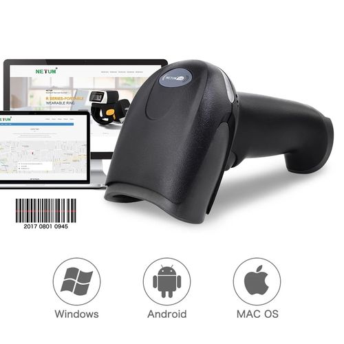 Lector de Código de Barras DNI Alámbrico 1D Netum Pc Laptop