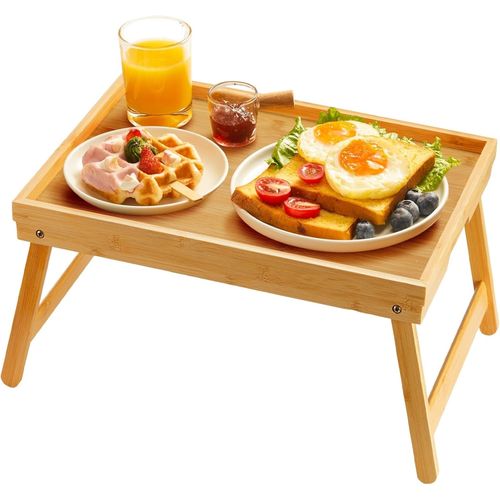 Mesa Bandeja para Desayunos de Bambú 50 x 30