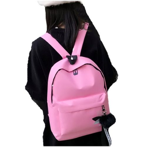 Mochila de lona Multiuso Basic Rosado