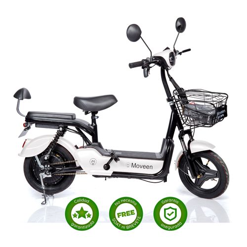 BICIMOTO ELÉCTRICA MOVEEN MED URBAN SPARK BLANCO