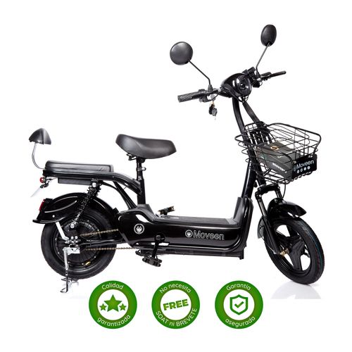 BICIMOTO ELÉCTRICA MOVEEN MED URBAN SPARK NEGRO