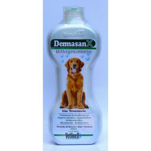 SHAMPOO MEDICADO PARA PERROS VETLINEX DERMASAN 300 ML