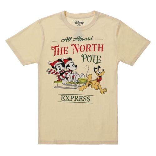 Polo Navideño Mickey The North Pole Express Disney - Talla M